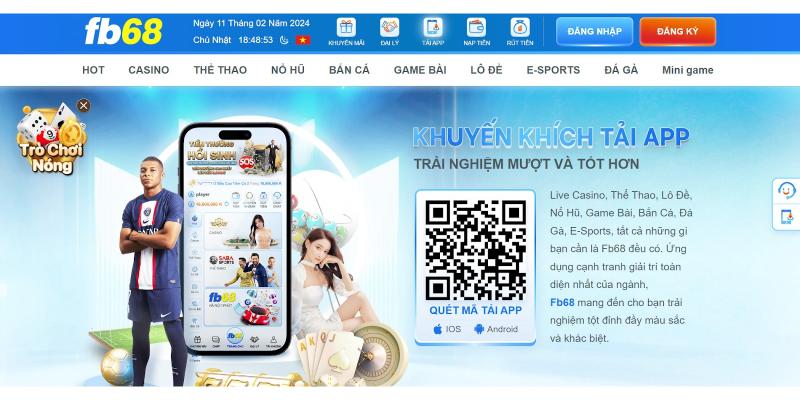 Tải app FB68 - Hướng dẫn tải app trải nghiệm cho người mới 2 Tải app FB68 - Hướng dẫn tải app trải nghiệm cho người mới